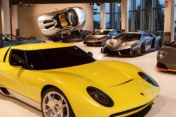 yellow Ferrari