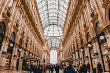 Milan shopping mall