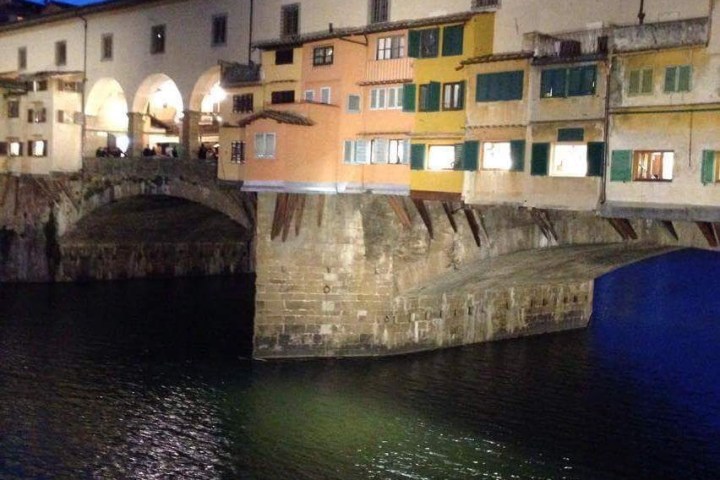 a bridge over a body of water